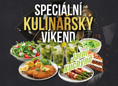 🍽️🌿 Speciální kulinářský víkend – Jarní kuchyně | 17. 4. a 18. 4. 2026 | 14:00–05:00 hod.