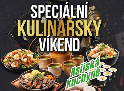 🍜🥢 Speciální kulinářský víkend – Asijská kuchyně | 27. 3. a 28. 3. 2026 | 14:00–05:00 hod.