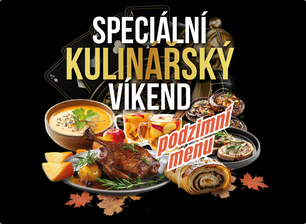 🥧 Speciální kulinářský víkend – Podzimní menu 14.11. a 15.11.2025 | 14-05 HOD.
